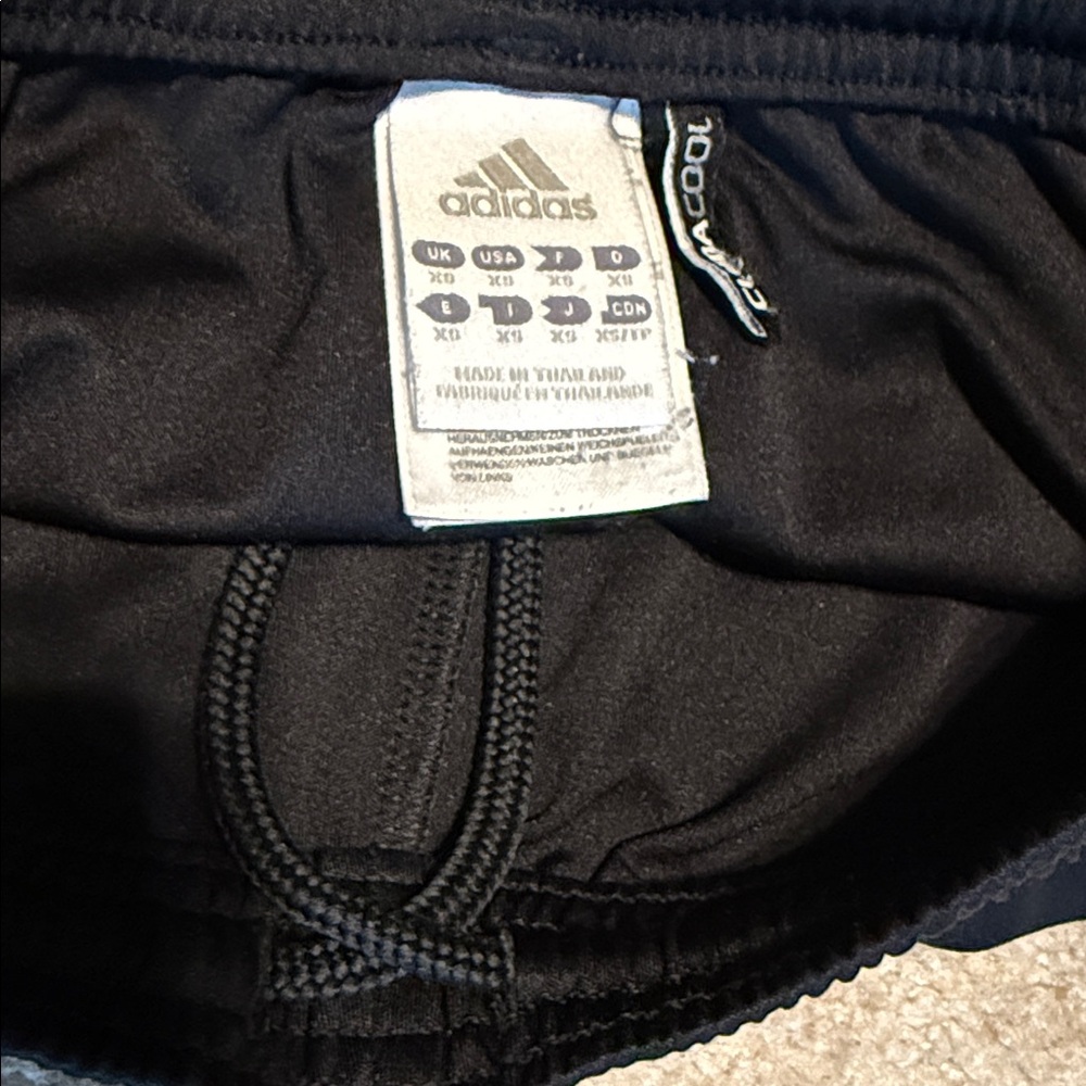 Adidas Climacool Purple, grey, and Black Shorts athletic 3 pairs XS drawstring - Picture 8 of 9